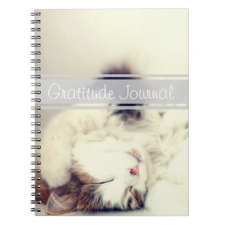 Anpassadet Gratise Journal Sleeping Cat Anteckningsbok