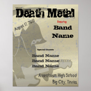 Anpassadet Grim Reaper Poster