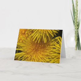 Anpassadet Gult blomma Kort