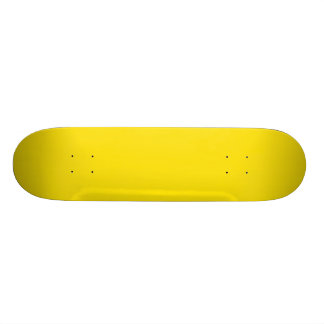 Anpassadet gult mini skateboard bräda 18,7 cm