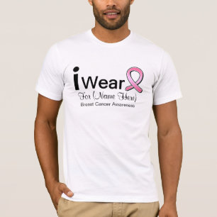 Anpassadet ha på sig jag bröstcancerbandet tee shirt