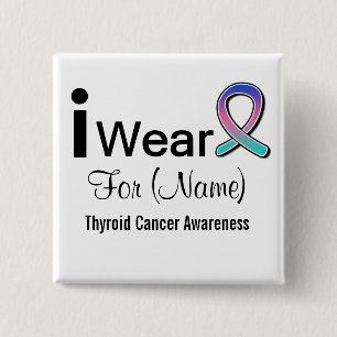 Anpassadet ha på sig jag Thyroidcancerbandet Knapp