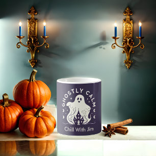 Anpassadet Halloween för den stora Lugnen Kaffemugg