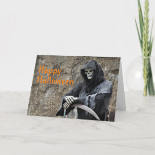 Anpassadet Halloween Grim Reaper Kort