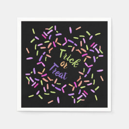 Anpassadet Halloween Sprinkles Bus eller godis Pappersservett