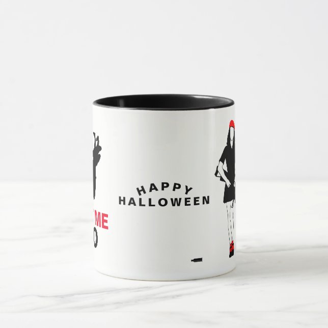 anpassadet happy halloween Funny Horror Mugg (Center)