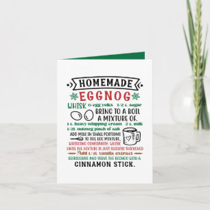 Anpassadet Homemade eggnog Recept Helgkort