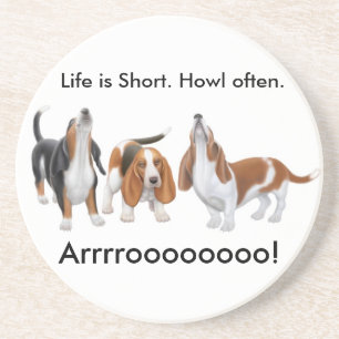 Anpassadet Howling Basset Hounds Underlägg