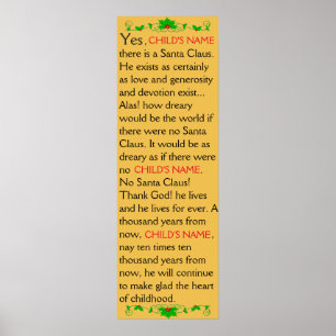 ANPASSADET Ja! Det finns ett Jultomten som poster! Poster