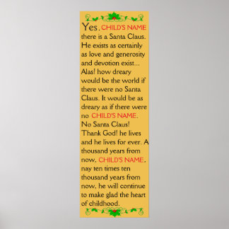 ANPASSADET Ja! Det finns ett Jultomten som poster! Poster