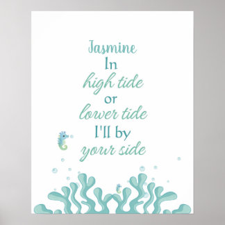 Anpassadet Jellyfish Tidal Comfort Poster