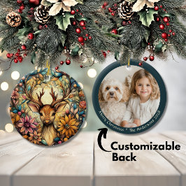 Anpassadet Juli med vetmisk renhet Julgransprydnad Keramik