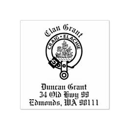 Anpassadet klan Grant Vapensköld Badge Stämpel
