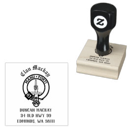 Anpassadet klan Mackay Vapensköld Badge Stämpel