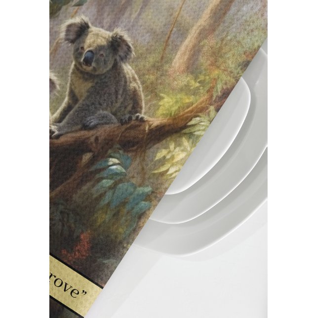 Anpassadet Koala Forest Dreams Kökshandduk (Skapare uppladdad)