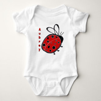 Anpassadet Ladybug Infant Creeper T-shirt