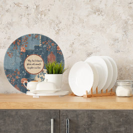 Anpassadet Land Blue Rust Rustic Farmhouse