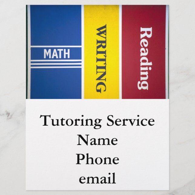 Anpassadet Läs skrivans matematiska flygblad (Framsidan)