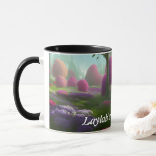 Anpassadet Laylahs Morgontea-Personlig Mugg