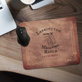 Anpassadet Logotyp för Horse Ranch Business Weste Musmatta