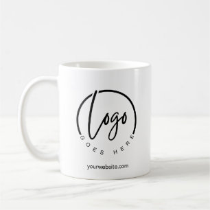 Anpassadet Logotyp och webbplats Mugg