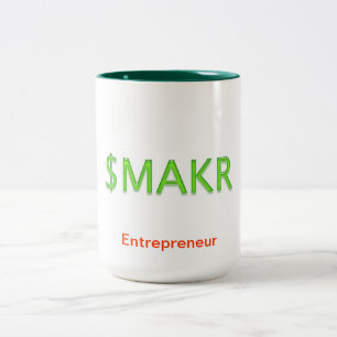 Anpassadet Money Maker Två-Tonad Mugg
