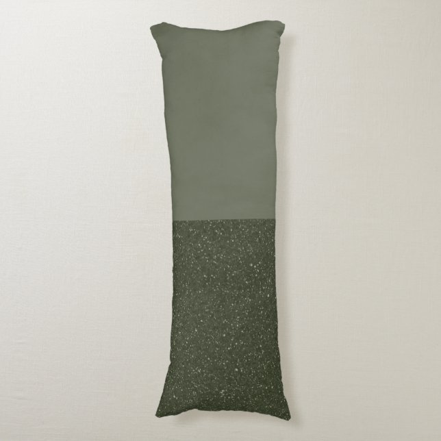 Anpassadet Moss Grönt Body Pillow Kroppskudde (Framsidan Vertikal)