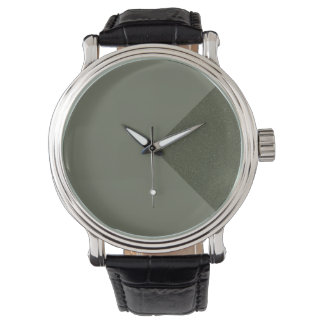 Anpassadet Moss Grönt Diagonal Watch Armbandsur
