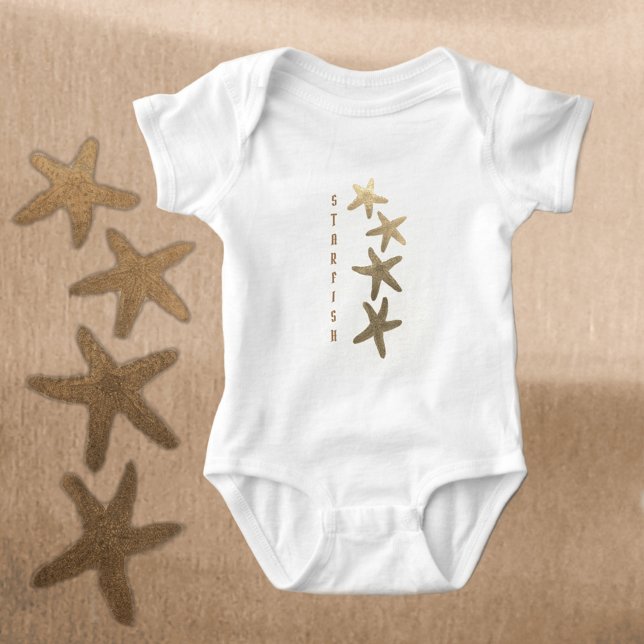 Anpassadet Nautical Natural Starfish T Shirt (Skapare uppladdad)