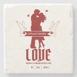 Anpassadet om årsdagen giftermål stenunderlägg