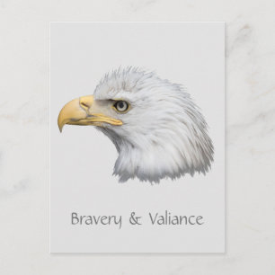 anpassadet örn Bravery & Valiance Vykort