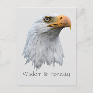 anpassadet Örn Wisdom & Ärlighet Vykort