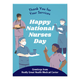 Anpassadet på sjuksköterskans nationaldag fototryck