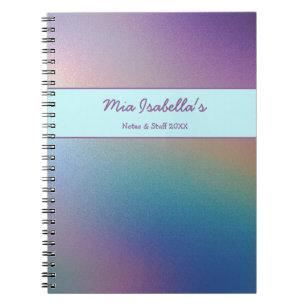 Anpassadet Parly Shimmer Notebook Anteckningsbok
