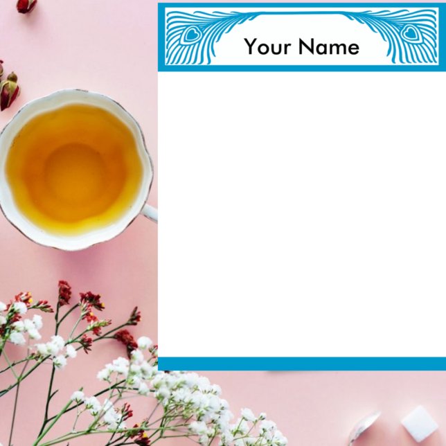 Anpassadet Peacock Feather Gräns (Skapare uppladdad)