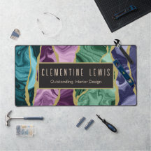 Anpassadet Peacock Watercolor Agate