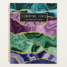 Anpassadet Peacock Watercolor Agate V2