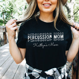 Anpassadet PercusMarching Band Mamma T Shirt
