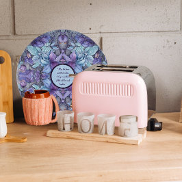 Anpassadet Periwinkle Garden Round