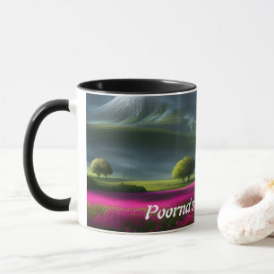 Anpassadet Personlig i Poorna's Morgontea Mugg