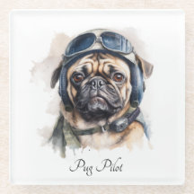 Anpassadet Pet Pilot Pug