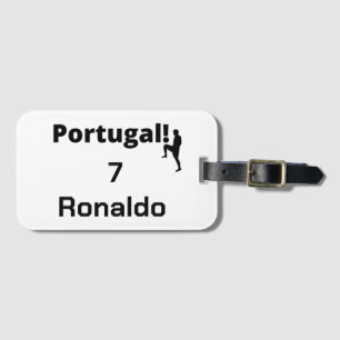 Anpassadet Portugisiska fotbollsspelare Bagagebricka