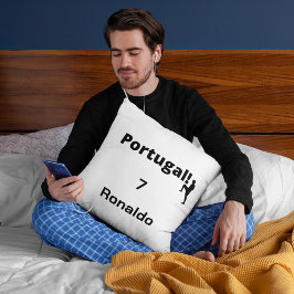 Anpassadet Portugisiska fotbollsspelare Kudde