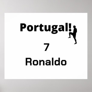 Anpassadet Portugisiska fotbollsspelare Poster