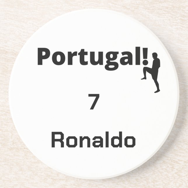 Anpassadet Portugisiska fotbollsspelare Underlägg (Framsidan)