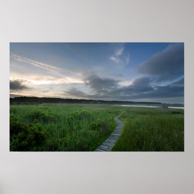 Anpassadet Poster: Yttre Banker Boardpromenad Poster (Framsidan)