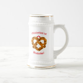 Anpassadet Pretzel Heart Oktoberfest Sejdel