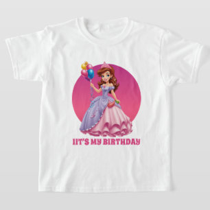 Anpassadet Princess Birthday T Shirt