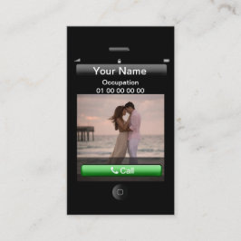 Anpassadet professionell iPhone Design Visitkort