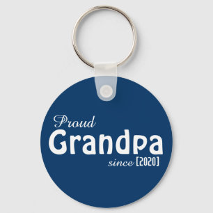 Anpassadet Proud Grandpa sen nyckelkedjan! Keramik Nyckelring